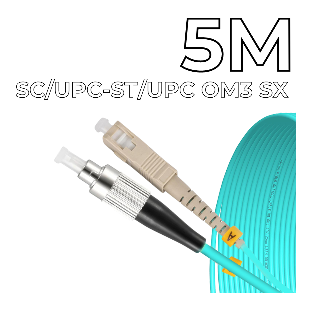 Patch Cord SC/UPC-ST/UPC OM3 SX 5M