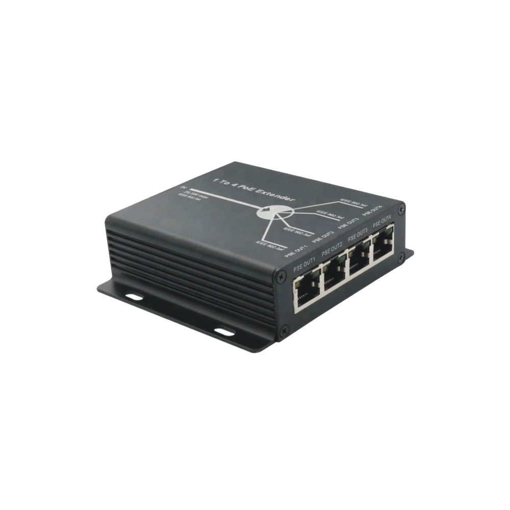 REPEATER EXTENTSION 120M 4-WAY POE EXTENDER