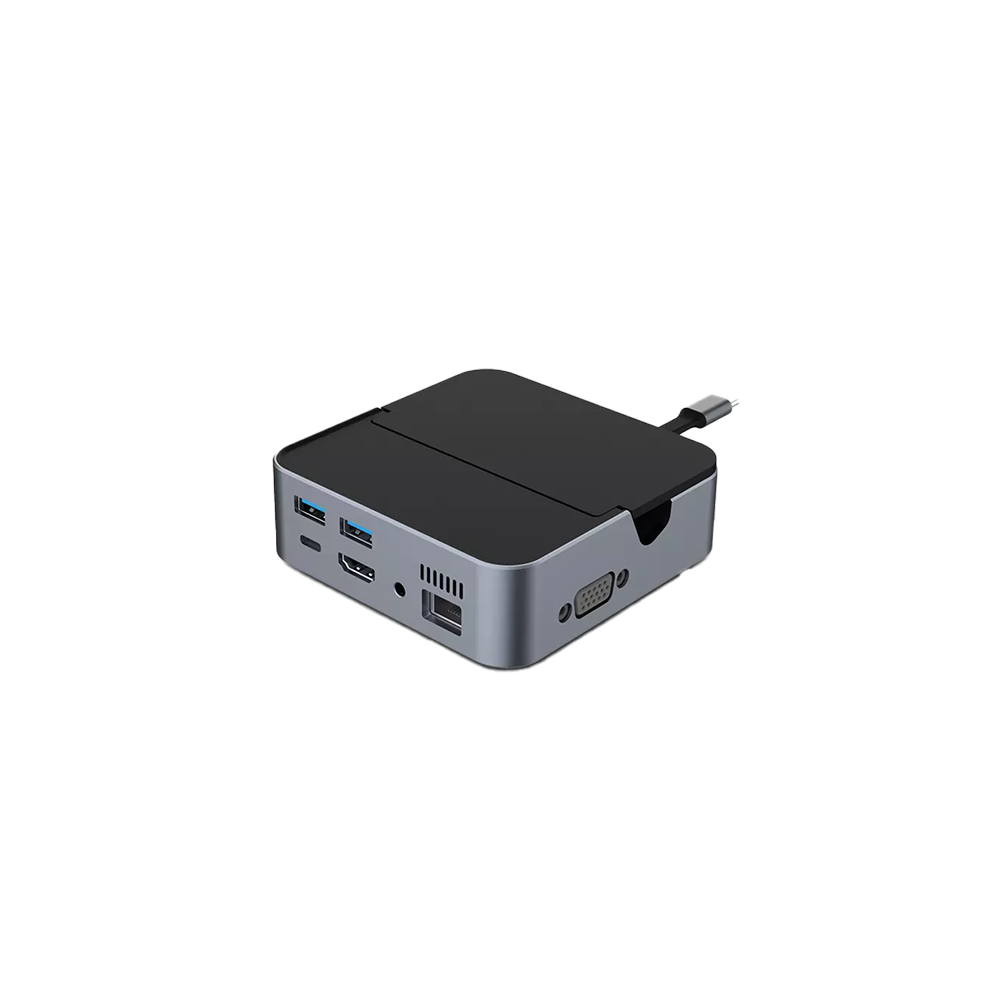 Type C Hub , 9 in 1 Vetical , #GT-HUBC-9IN1-S02