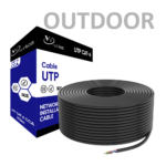 UTP Cat-6 4Pair/0.57 CCA, PVC sheath OUTDOOR Black WIRKOS