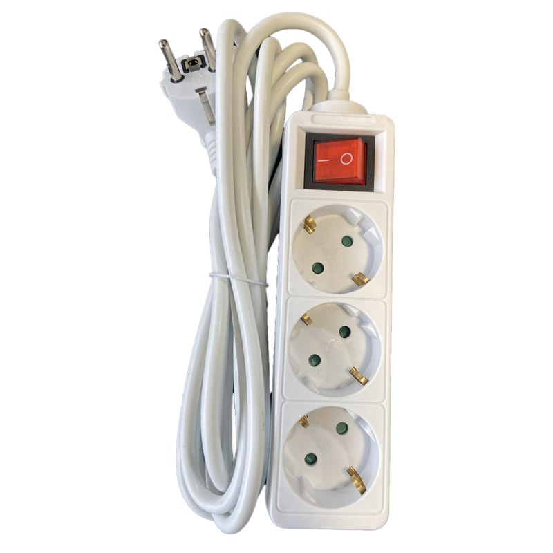 Plastic Socket 3 ways 3Mtrs