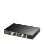 16-Port 10/100M PoE+ Switch with 1Gigabit Uplink and 1 Gigabit (FS1018PS1)
