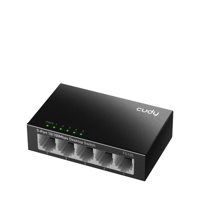 FS105-R1 5-Port 10/100 Mbps Metal Switch (FS105 ) - Figura 1