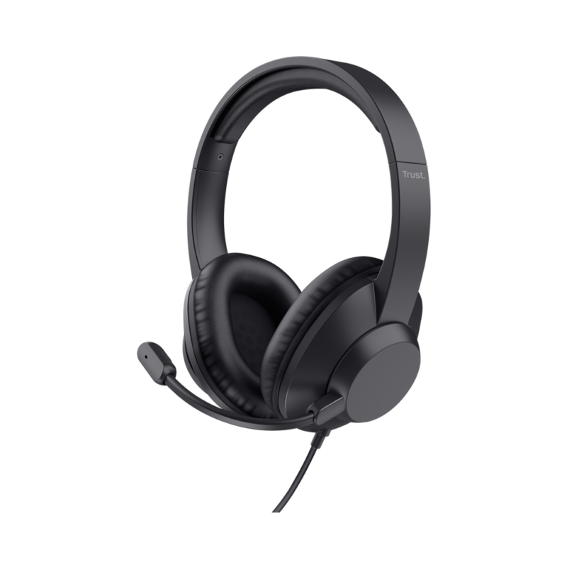 Trust Headset Ayda Max USB, wired USB-C USB-A, Balck thumbnail 2