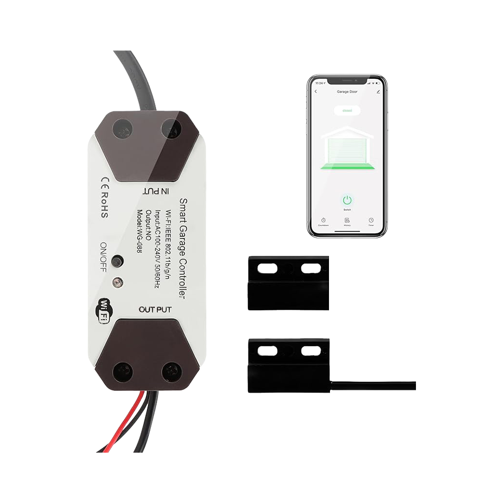 Tuya Wifi Smart Garage door opener, B207, 30A Tuya Wifi Smart Garage door opener, B207, 30A - Figura 1