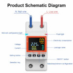 Tuya smart Power Meter Switch, 1-63A adjustable - Figura 3