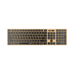 Genius Keyboard Wireless BT SlimStar 7250BT, Full size Kb, Bluetooth + 2.4Ghz dual mode,Pine Wood