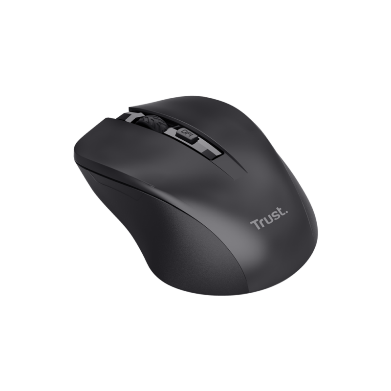 Trust Mouse Mydo, Wireless, Silent, Black thumbnail 2