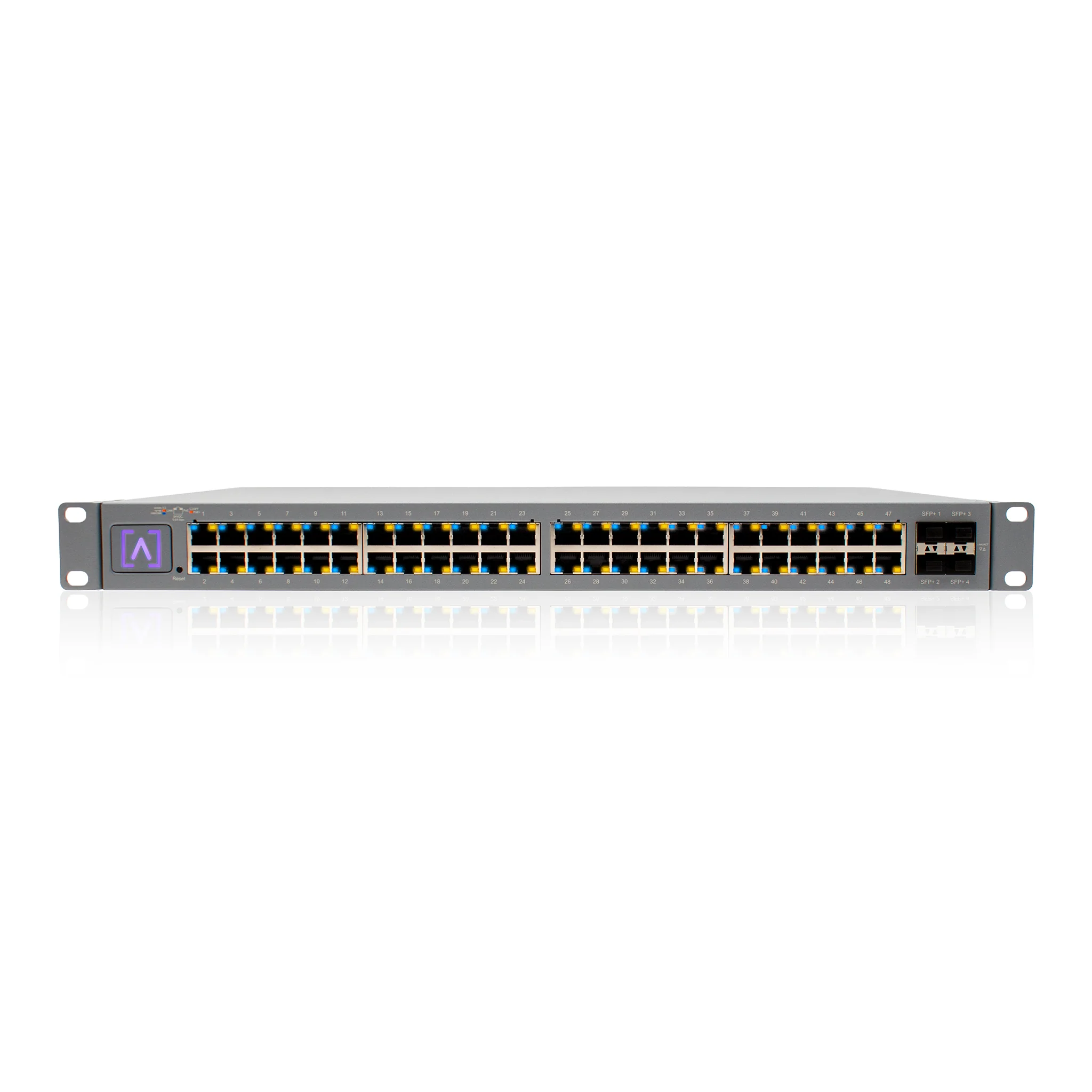 S48-APOE_Front_with_Brackets Altalabs 48-Port Enterprise Switch With Full POE ( S48-APOE) - Figura 1