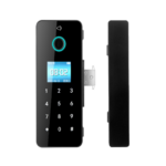 Key Fingerprint Glass Door  Lock W-LED Display