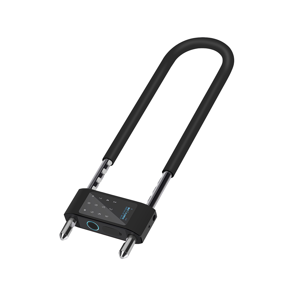 Led display Tuya App Smart U-Shaped Electronic Fingerprint Lock Waterproof for Glass Door Convenient Led display Tuya App Smart U-Shaped Electronic Fingerprint Lock Waterproof for Glass Door Convenient - Figura 1
