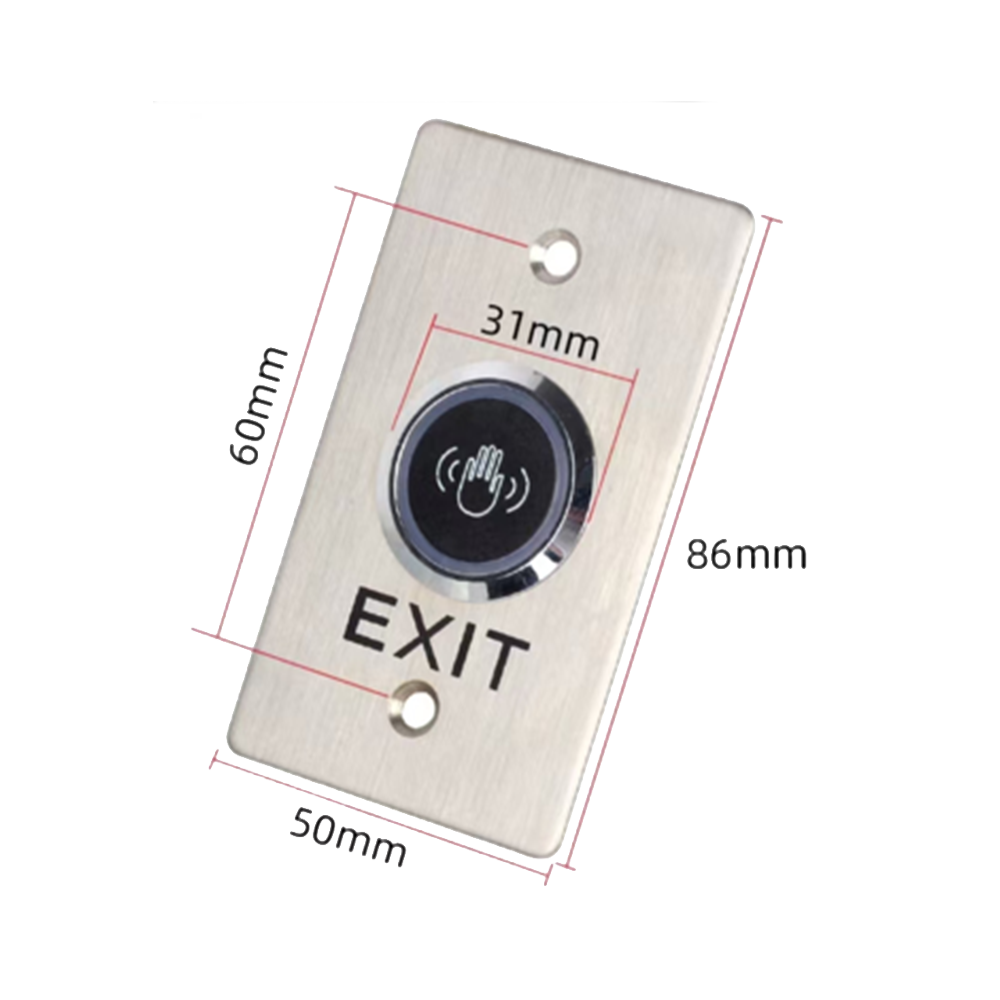 No touch Stainless Steel infrared exit button 2 No touch Stainless Steel infrared exit button - Figura 1