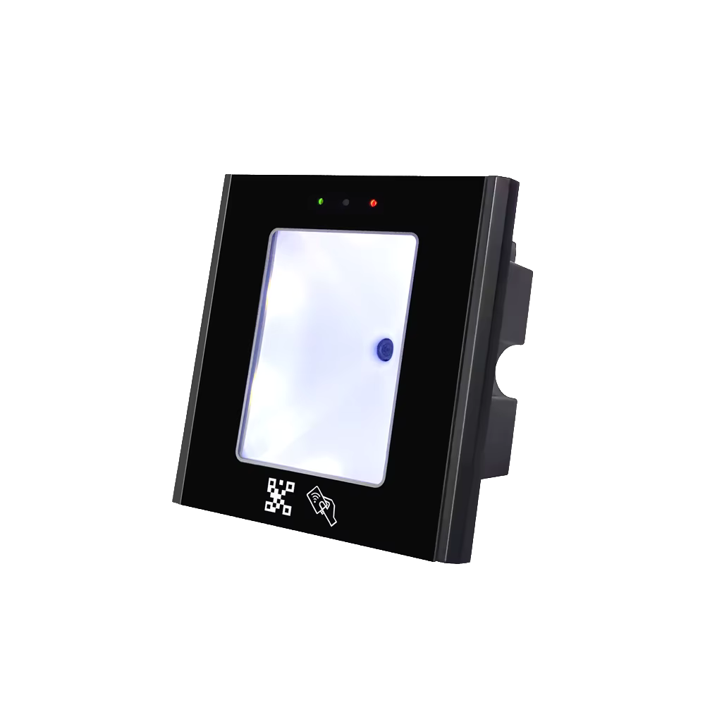QR Code scanner, Read 13.56Mhz Mifare Card, Weigand output QR Code scanner, Read 13.56Mhz Mifare Card, Weigand output. - Figura 1