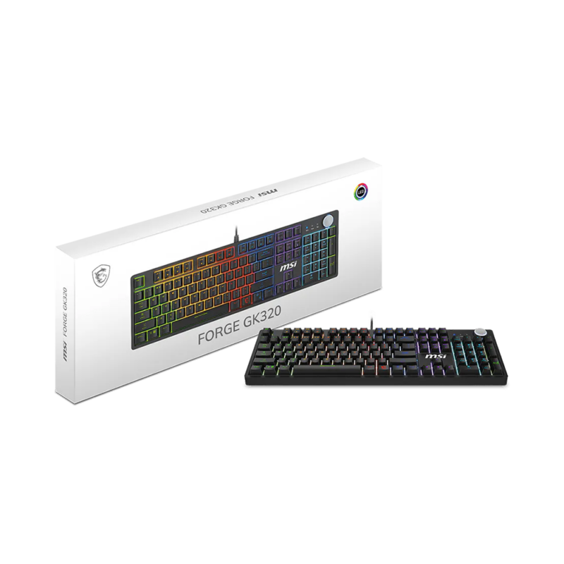 KB MSI FORGE GK320 RED US thumbnail 5