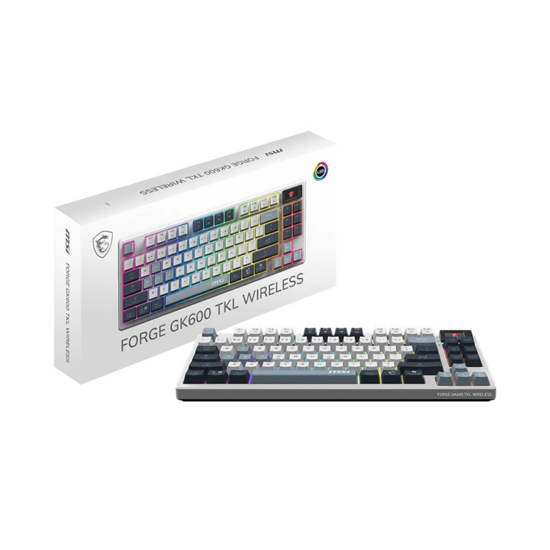 KB MSI FORGE GK600 TKL W SKY US thumbnail 4