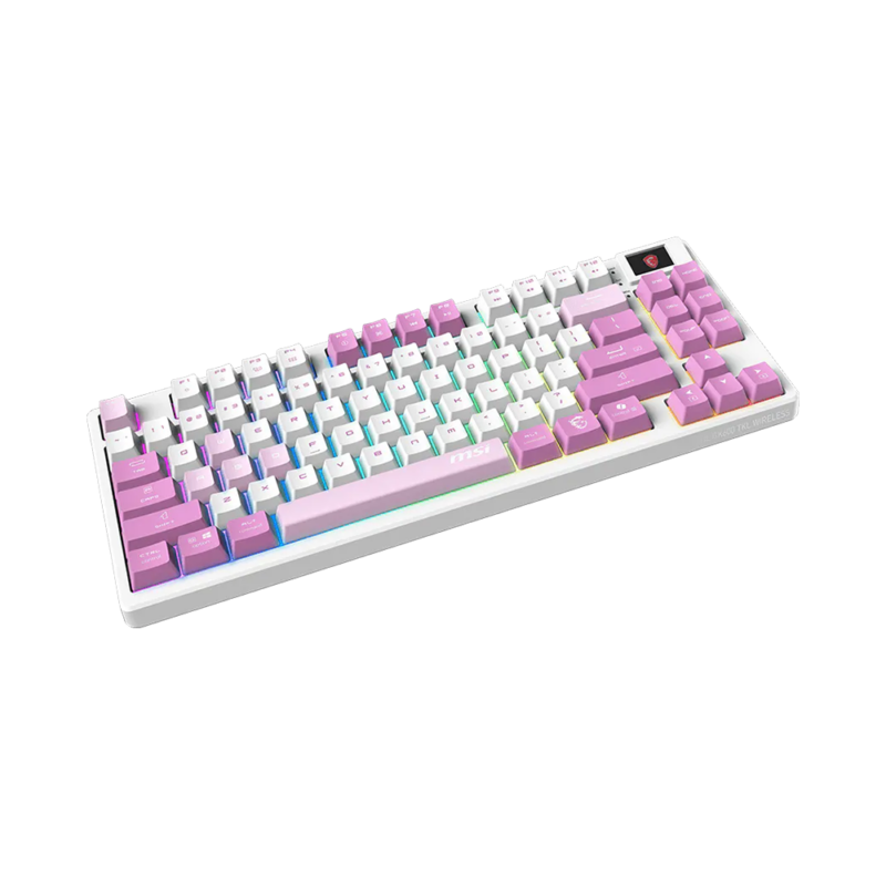 KB MSI FORGE GK600 TKL W Violet US thumbnail 2