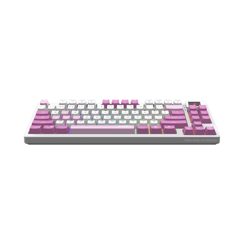 KB MSI FORGE GK600 TKL W Violet US thumbnail 4