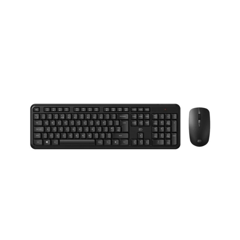 2.4G Silent Wireless Keyboard and Mouse Combo MK200 Black