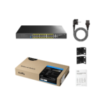 24-Port Gigabit Cloud Easy-Managed PoE+ Switch with 2 GbE and 2 Combo Ports GS1028EPS2 - Figura 2