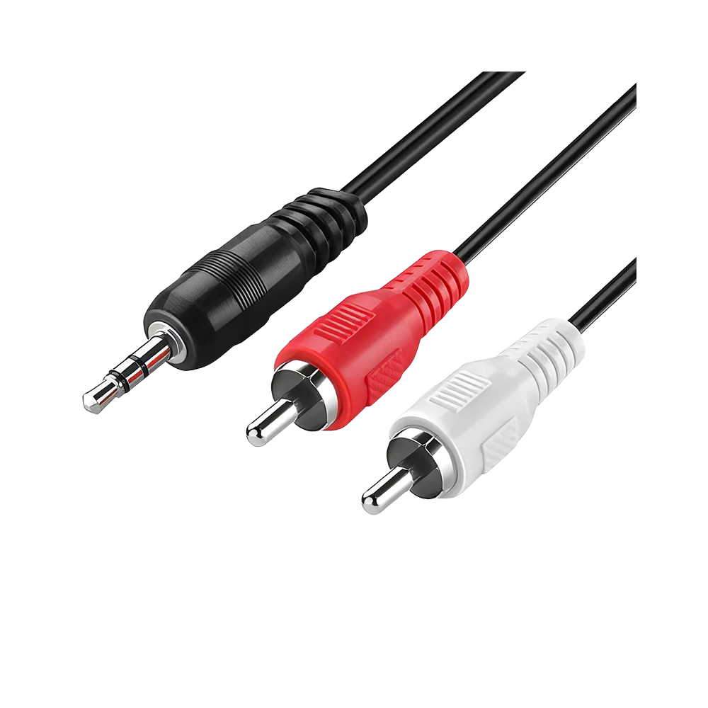 AUX (male) → 2×RCA (male – Red-White) 1.5m AUX (male) → 2×RCA (male – Red/White) 1.5m - Figura 1