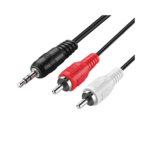 AUX (male) → 2×RCA (male – Red/White) 10m