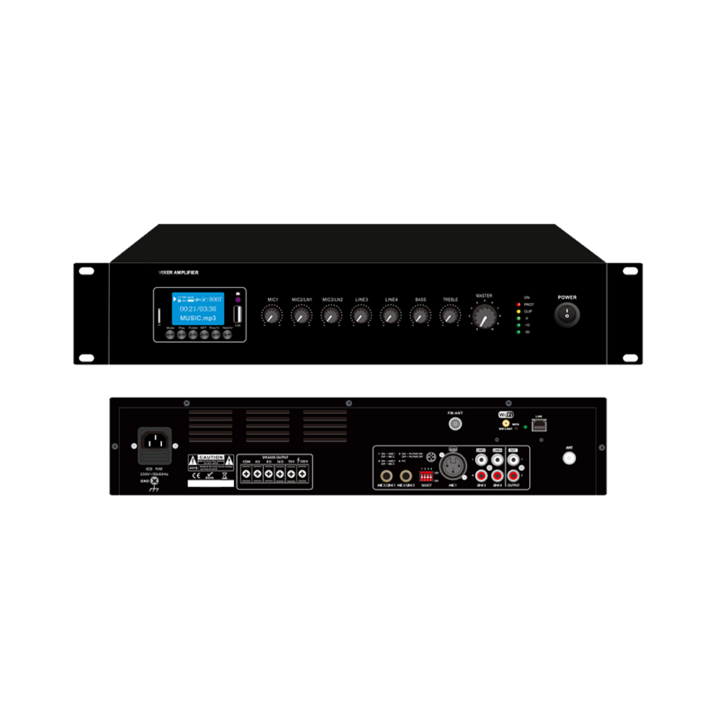 Wi-Fi Internet Streaming 6 Zone Mixer Amplifier | TM-240AWEA thumbnail 2