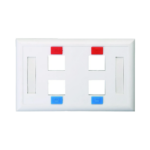 FACEPLATE 120 Type/4 Port
