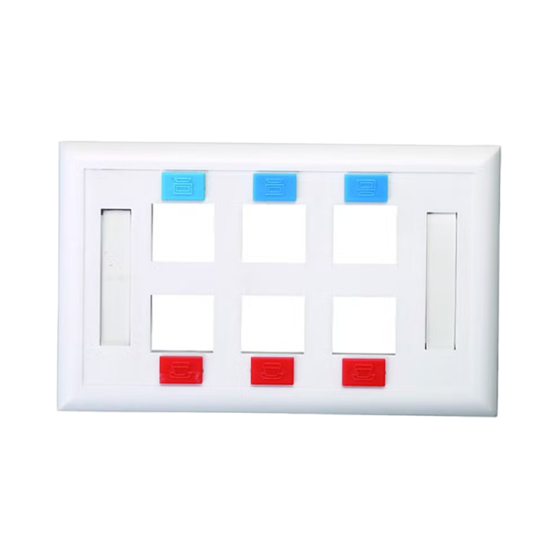 FACEPLATE 120 Type/6 Port