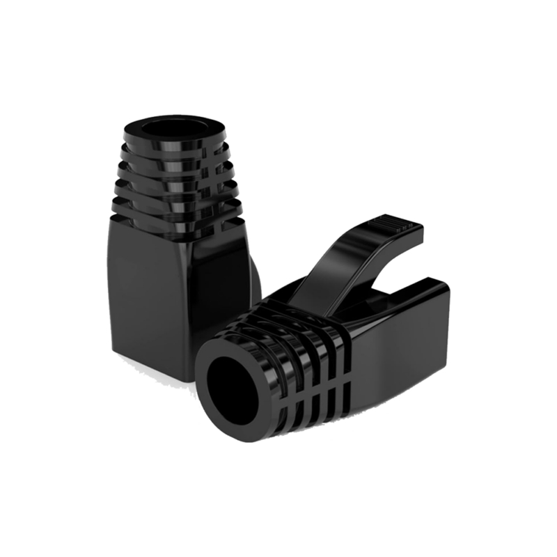 RJ45 boots/CAT5E/CAT6/black
