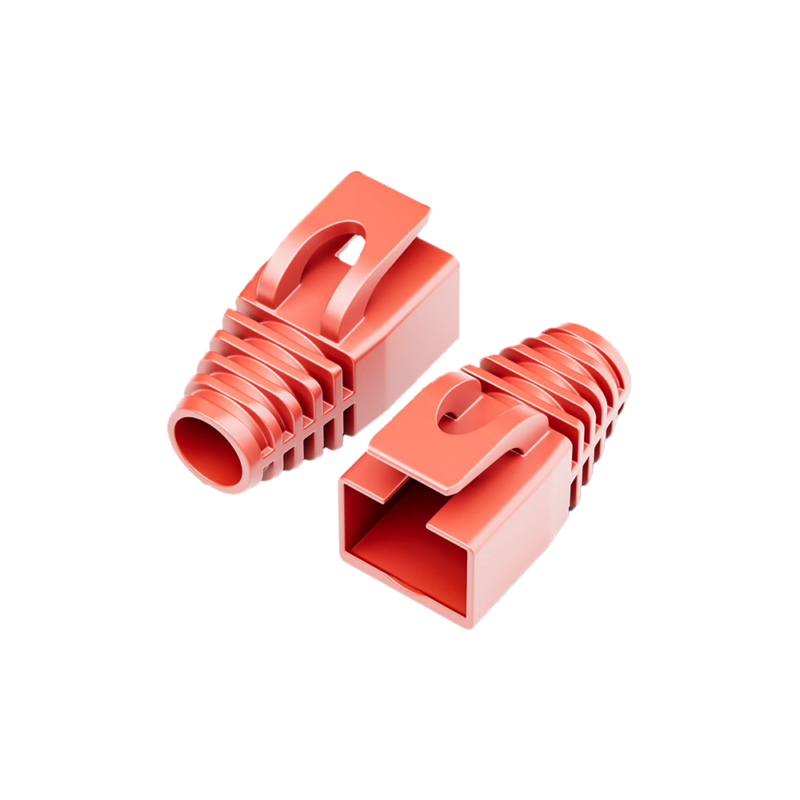 RJ45 boots/CAT5E/CAT6/red
