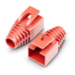 RJ45 boots/CAT5E/CAT6/red