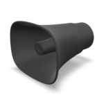 AI Horn Speaker Black UP-AI-Horn-Speaker-B
