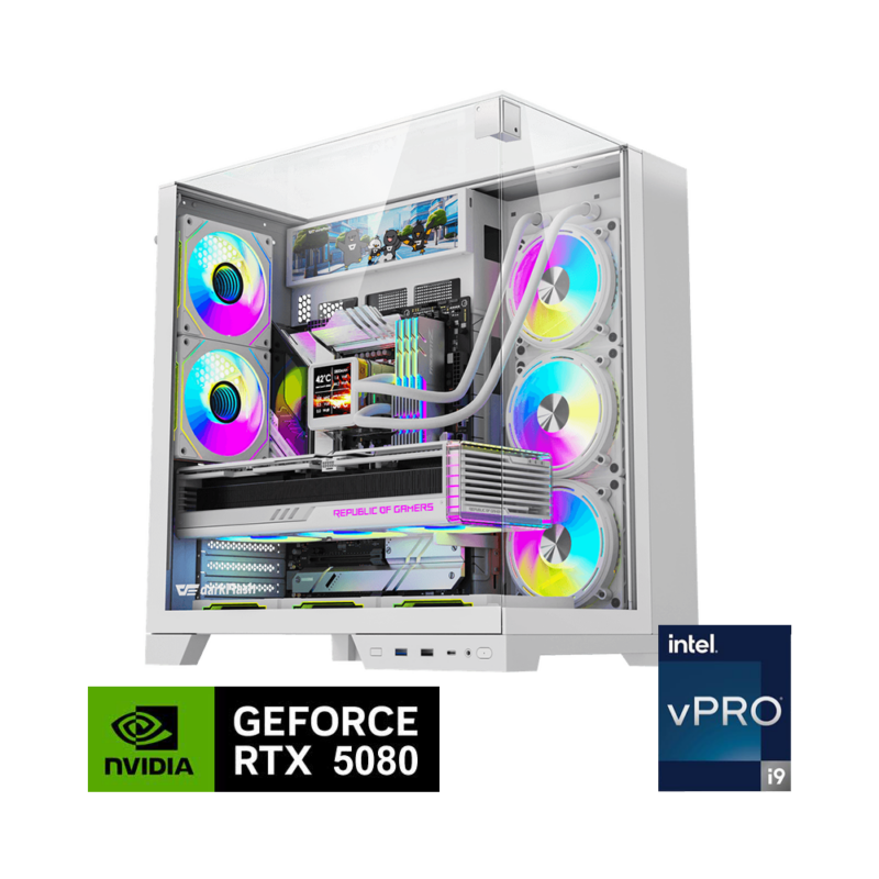 Kompjuter Gaming, i9-14900K, RTX 5080 16GB, 64GB RAM, 1TB NVMe, 1TB SATA,